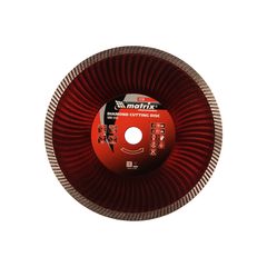 Диск алмазный 230 х 22,2 мм турбо Turbo Extra сухая резка MATRIX 73198, фото  - Метэкс