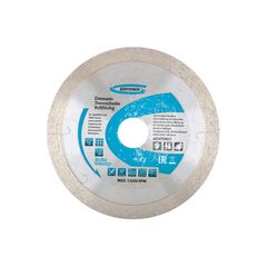 Диск алмазный 230 х 22,2 мм сплошной c лазерной перфорацией мокрая резка GROSS 73049, фото  - Метэкс