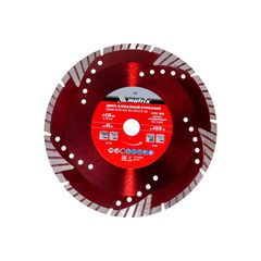 Диск алмазный 230 х 22,2 мм сегментный с защитными секторами сухая резка MATRIX 73157, фото  - Метэкс