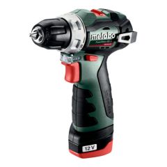 Дрель-шуруповерт аккум. METABO б/щ (2 а/б 2А*ч 12В, ЗУ) BS BL PowerMaxx (601721500), фото  - Метэкс
