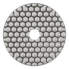 Алмазный гибкий шлифовальный круг 100 мм P 400 сухое шлифование 5 шт MATRIX 73503, фото  - Метэкс