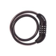 Замок тросовый универсальный 10 х 950 мм с кодовым механизмом Matrix 91818, фото  - Метэкс