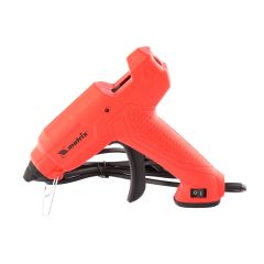 Клеевой пистолет 11 мм 30 (160) Вт 18 г/мин выключатель и индикатор напряжения MATRIX 93006, фото  - Метэкс