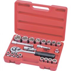 Набор слесарно-монтажный 1/2" 21 предмет MATRIX 13521, фото  - Метэкс