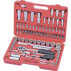 Набор слесарно-монтажный 1/4", 1/2" 94 предмета MATRIX 13580, фото  - Метэкс