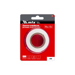 Лента клейкая на вспененной основе двусторонняя белая 19 мм х 1,5 м MATRIX 89079, фото  - Метэкс