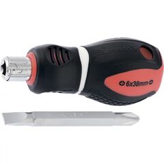 Отвертка SL6/ PH2 комбинированная 2-х компонентная рукоятка MATRIX 11581, фото  - Метэкс