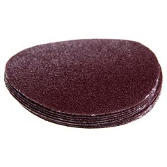 Круг абразивный на ворсовой подложке под "липучку" 125 мм зернистость Р40 10 шт MATRIX 73835, фото  - Метэкс