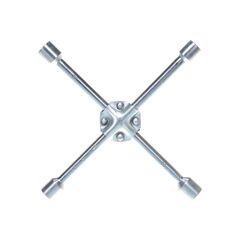 Ключ баллонный 17х19х21х22 мм крестовой 355 мм усиленный MATRIX 14244, фото  - Метэкс