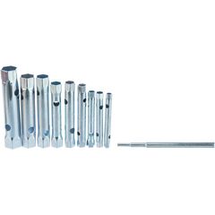 Набор ключей трубчатых торцевых 6х22 мм вороток 9 предметов SPARTA 137525, фото  - Метэкс