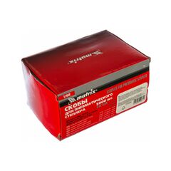 Скобы для пневматического степлера 20GA (5000 шт; 11.2х16 мм; 1.2х0.6 мм) MATRIX 57660, фото  - Метэкс