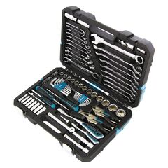 Набор инструментов 1/2", 1/4" 78 предметов 120 зубьев GROSS 14148, фото  - Метэкс