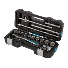 Набор инструментов 1/2" 24 предмета 120 зубьев GROSS 14147, фото  - Метэкс