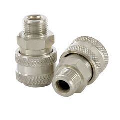 Муфта универсальная быстросъемная ("мама") 3/8 внешняя резьба 2 шт STELS 57057, фото  - Метэкс