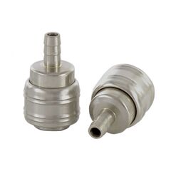 Муфта универсальная быстросъемная ("мама") 3/8 со штуцером "елка" под шланг 8 мм 2 шт STELS 57058, фото  - Метэкс