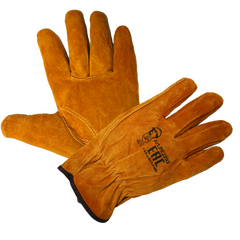 Перчатки РОСМАРКА цельноспилковые Драйвер желтый РЕ2202, фото  - Метэкс