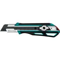 Нож 25 мм с двойным фиксатором GRAND-25 KRAFTOOL 09190, фото  - Метэкс