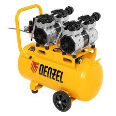 Компрессор прям. привод безмасляный (1,5 кВт, 260л/мин, 50л, 230В) DENZEL DLS1500/50 (58027), фото  - Метэкс