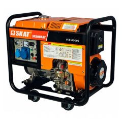 Генератор диз. (6 - 6,5 кВт, 220 В, 14л, электростартер) СКАТ УГД-6000E (00000004366), фото  - Метэкс