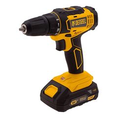 Дрель-шуруповерт аккум. DENZEL (1 а/б 2А*ч 18В, ЗУ) CDL-18-01CB (26115), фото  - Метэкс