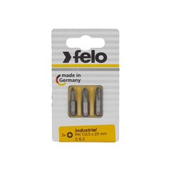 Набор бит PH1/PH2/PH3 х 50 мм 3 шт в блистере FELO 02293116, фото  - Метэкс