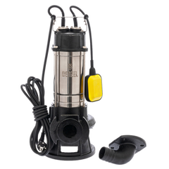 Насос фекальный (1800 Вт, 433 л/мин, напор 17 м) низ DENZEL FP1800-KS (99806), фото  - Метэкс