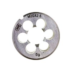 Плашка ручная М20 х 2.5 мм 9ХС СИБРТЕХ 77058, фото  - Метэкс