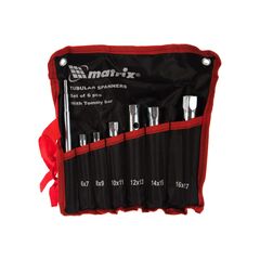 Набор ключей трубчатых торцевых 6х17 мм 7 предметов MATRIX 13719, фото  - Метэкс