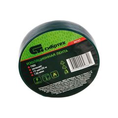 Изолента ПВХ 19 мм х 20 м зеленая СИБРТЕХ 88797, фото  - Метэкс