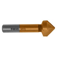 Зенковка конусная под М10 цилиндрический хвостовик DENZEL 72311, фото  - Метэкс