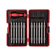 Отвертка Т-образная с набором насадок 12 шт в кейсе Smart FELO 06081306, фото  - Метэкс