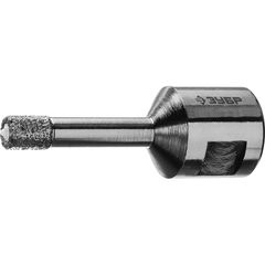 Коронка алмазная по керамограниту d=6 мм М14 для УШМ ЗУБР 29865-06-М14, фото  - Метэкс