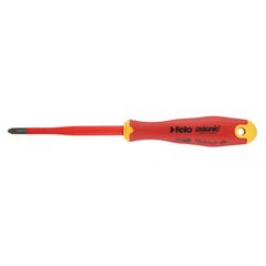 Отвертка диэлектрическая PZ1 +/- 80 мм до 1000В E-SLIM Ergonic FELO 41719290, фото  - Метэкс