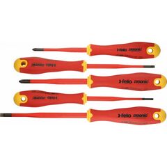 Набор отверток диэлектрических 5 шт до 1000 В SL/PH E-Slim Ergonic FELO 41385198, фото  - Метэкс