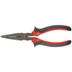 Длинногубцы 200 мм прямые Black Nickel двухкомпонентные рукоятки MATRIX 17162, фото  - Метэкс