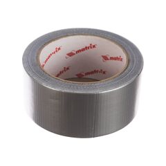 Лента армированная влагостойкая 48 мм х 25 м серебристая MATRIX 89068, фото  - Метэкс