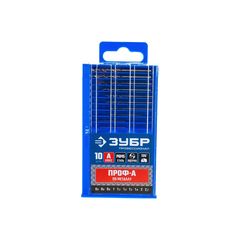 Набор сверл по металлу 0,5-2,2 мм (10 шт) Р6М5 класс А ЗУБР 29625-H10-P, фото  - Метэкс