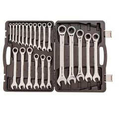 Набор ключей комбинированных трещоточных 22 шт MATRIX 14799, фото  - Метэкс