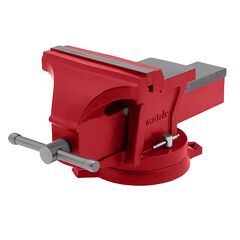 Тиски слесарные 200 мм поворотные с наковальней MATRIX 18603, фото  - Метэкс