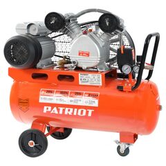 Компрессор ременной масляный (2,2 кВт, 450л/мин, 50л, 220В) PATRIOT PTR50/450A (525306325), фото  - Метэкс