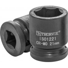 Головка торцевая ударная 1/2" 21 мм THORVIK IS01221, фото  - Метэкс