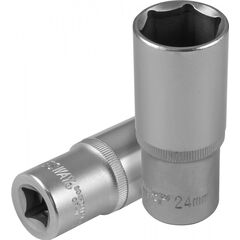 Головка торцевая удлиненная 1/2" 24 мм JONNESWAY S04HD4124, фото  - Метэкс