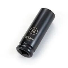 Головка торцевая ударная 1/2" 11 мм удлиненная SATA S34404, фото  - Метэкс
