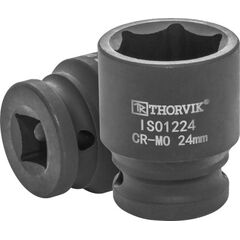 Головка торцевая ударная 1/2" 24 мм THORVIK IS01224, фото  - Метэкс