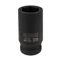 Головка торцевая ударная 3/4" 30 мм удлиненная PARTNER PA-46510030, фото  - Метэкс