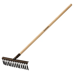 Грабли садовые 14 зубцов 445х95х1300мм углерод.сталь GRINDA GS-14 WOOD 39581-14, фото  - Метэкс