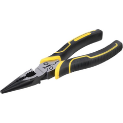 Длинногубцы 160 мм, эксцентриковый шарнир, СrV, TPR рукоятка HANSKONNER HK1020-02-3-160, фото  - Метэкс