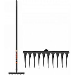 Грабли 14-зубьев с черенком FINLAND 1705-ч, фото  - Метэкс