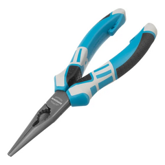 Длинногубцы 170 мм прямые с резцом трехкомпонентные рукоятки FELO 59201740, фото  - Метэкс