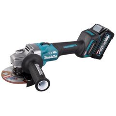 Шлифмашина угловая аккум. MAKITA б/щ (XGT, 125мм, 2а/б 4А*ч 40В, ЗУ) GA005GM201 (GA005GM201), фото  - Метэкс